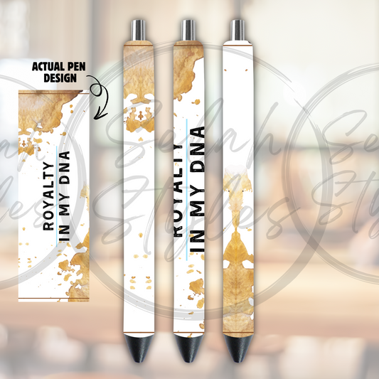 Royalty in my DNA Gel Pen