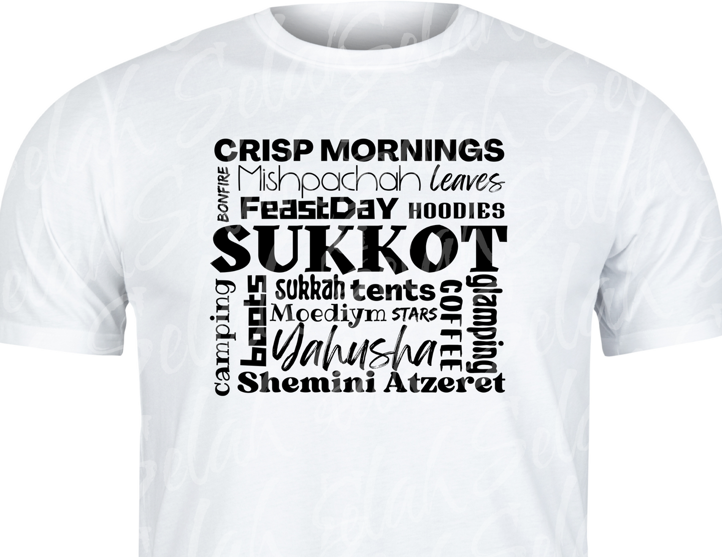 Sukkot Word Art Shirt