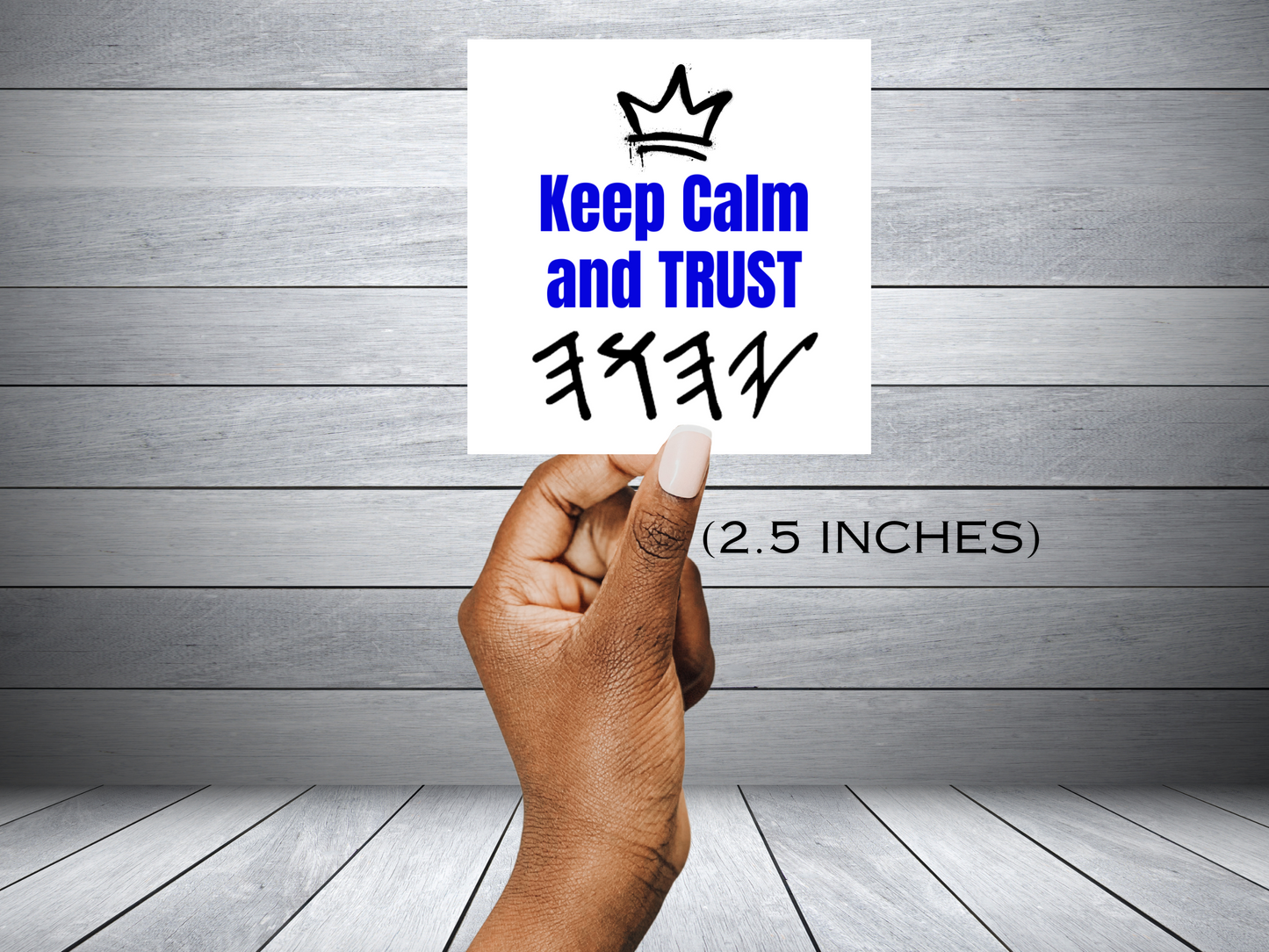 Keep Calm and Trust Sticker